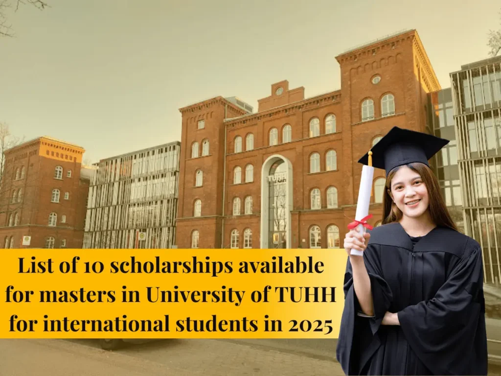 List of 10 scholarships available for masters in University of TUHH for international students